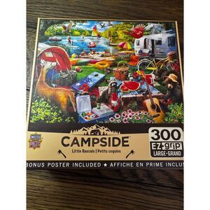 Master Pieces Campside Puzzle 300 pieces complete with open box